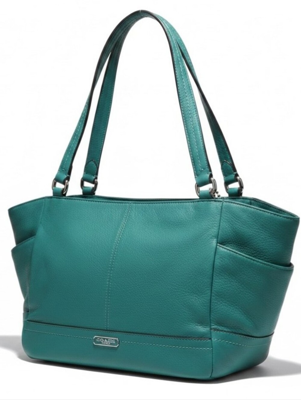 Coach Carrie Pebble Leather Shoulder Bag